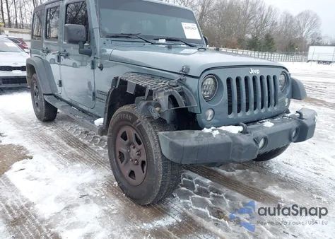 2014 Jeep Wrangler Unlimited Sport z USA, uszkodzony, nr VIN 1C4BJWDG9EL135578